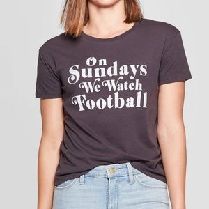 Fifth Sun On Sunday We Watch Football Graphic Tee